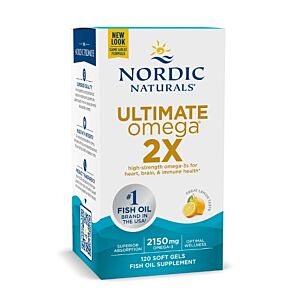 Ultimate Omega 2X 2150mg Lemon 60 capsule - Nordic Naturals