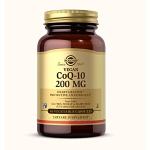 Vegan CoQ-10 200mg 60 Capsule - Solgar