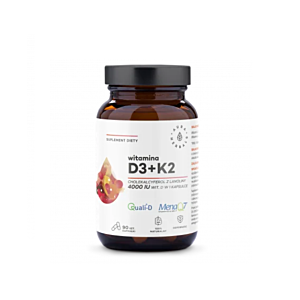 Vitamina D3 4000 UI + K2 90 capsule - Aura Herbals