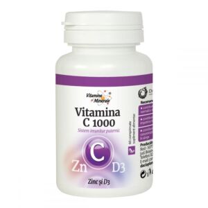 Vitamina C1000 cu Zinc si D3 60cpr Dacia Plant