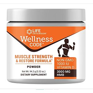 Wellness Code® Muscle Strength & Restore Formula 94.2gr - Life Extension