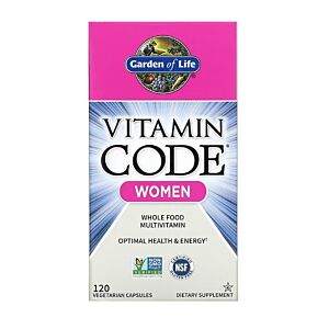 Vitamin Code Women Whole Food Multivitamin for Women 120 Capsule - Garden of Life