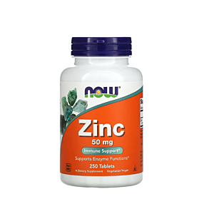 Zinc 50mg 250 Tablete - NOW Foods